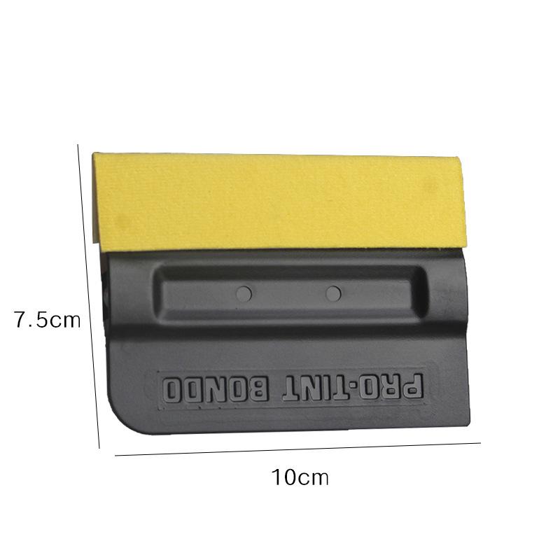 

1 шт. Магнитная карта, ракель, фетровая ткань, кромка, ракель, аппликатор без царапин, инструменты для тонировки автомобильных стекол жёлтый