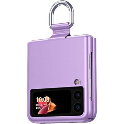 Ochranný kryt - BOOLING - pro Samsung Galaxy Z Flip 3 5G - Nárazuvzdorný - Odolný proti poškrábání - Fialový