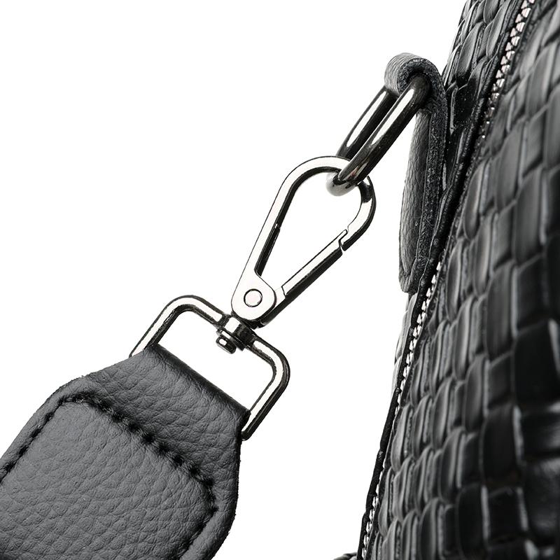 Woven PU Backpack Large Capacity Travel Backpack Women's Multi-functional Shoulder Bag