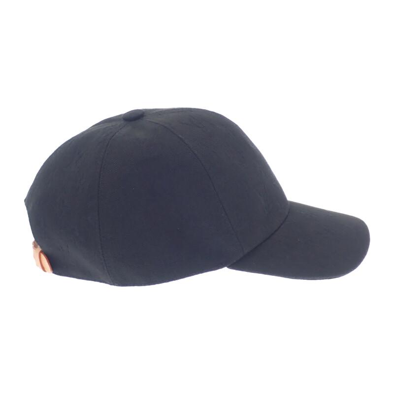 Louis Vuitton M76585 Cap Black Cotton/leather Mens