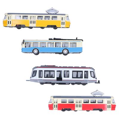 Model autobusu vysokorychlostní železnice, natahovací vozidlo, sběratelský model, hračka pro děti(D Skupina )