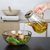 500/700/900ml Clear Glass Oil Bottle with Scale and Handle  Heat-resistant Soy Vinegar Sauce Environmental Protection Container