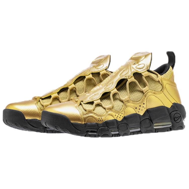 Nové Nike Air More Money Metalické Zlaté Černé AJ2998-700