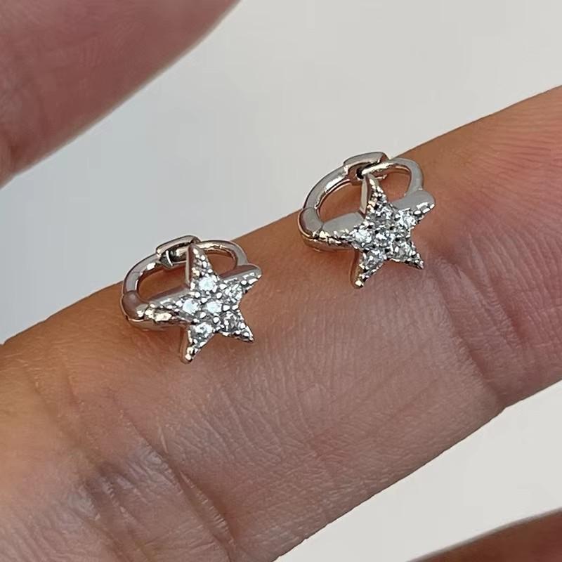 VENTFILLE 925 Sterling Silver Butterfly Hoop Earring for Women Simplicity Versatile Sweet Insect Fashion Jewelry Gift Dropship