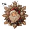 Presentes Lembrança Feitos à Mão para Amigos Natal Arte com Pérolas Artificiais Kit de Enfeite para Pendurar, Pintura com Contas DIY Suprimentos de Floco de Neve Acrílico Suncatcher,