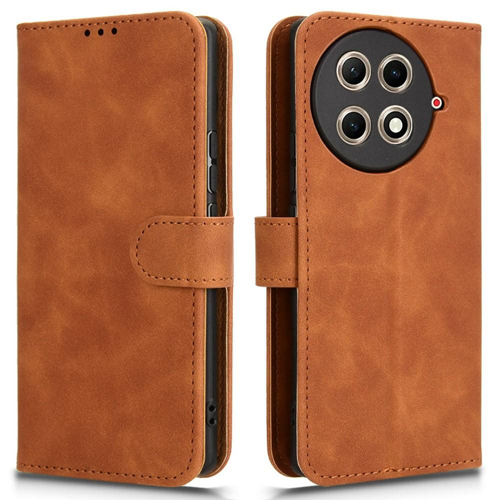 For TECNO Camon 30S Pro 4G Leather Case Skin-Feel Anti-Drop Wallet Flip Phone Cover