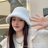 Winter Women's Hat Korean Version Autumn and Winter Warm Pure Color Big Head Circumference Fisherman Basin Hat
