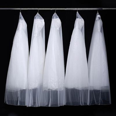 Wedding Dress Garment Protector Dust-proof Covers Bride Gown Storage Bags Clothing Cover Transparent Wardrobe Case