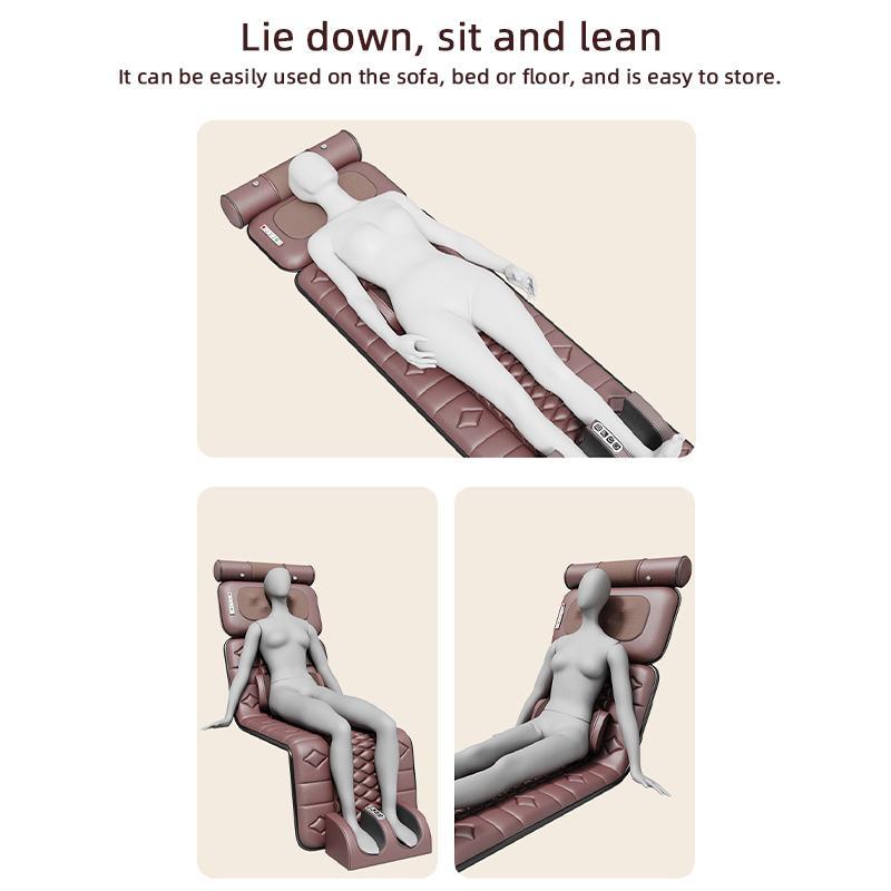 Electric Massage Mattress Vibration Heating Infrared Massage Mat Magnet therapy Massage Cushion For Neck Back Foot Pain Relief Relaxation