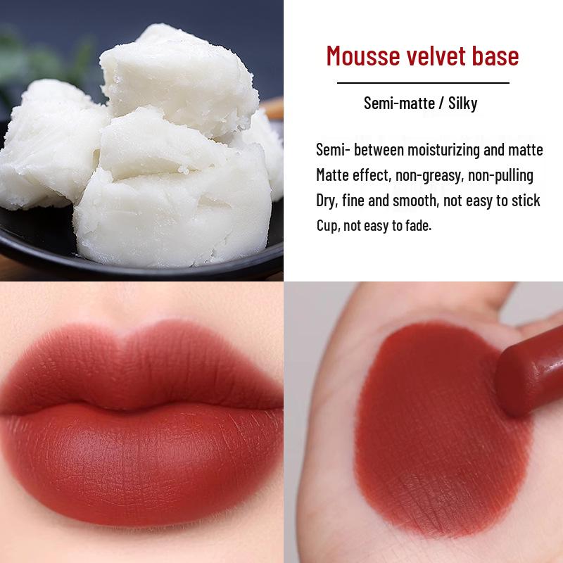 Velvet Cream DIY Matte Base: Non-Stick, Long-Lasting, Silky Finish for Beginners 10g