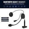 Motorcycle Helmet Bluetooth Intercom 35H Battery Hands-Free Phone System Waterproof