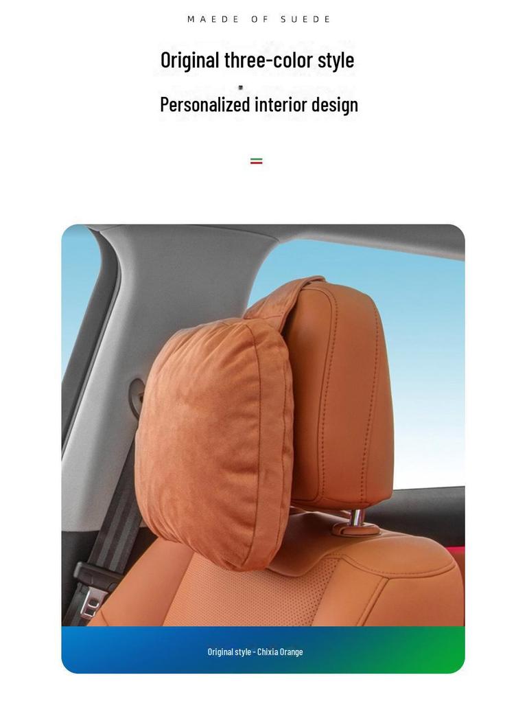 Kopfstütze aus Leder für Leapmotor C10/C16: Atmungsaktive, bequeme Nackenstütze