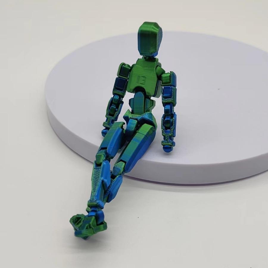 3D Printed 13-Joint Movable Mannequin Doll - DIY Full Body Decompression Ornament Figurine