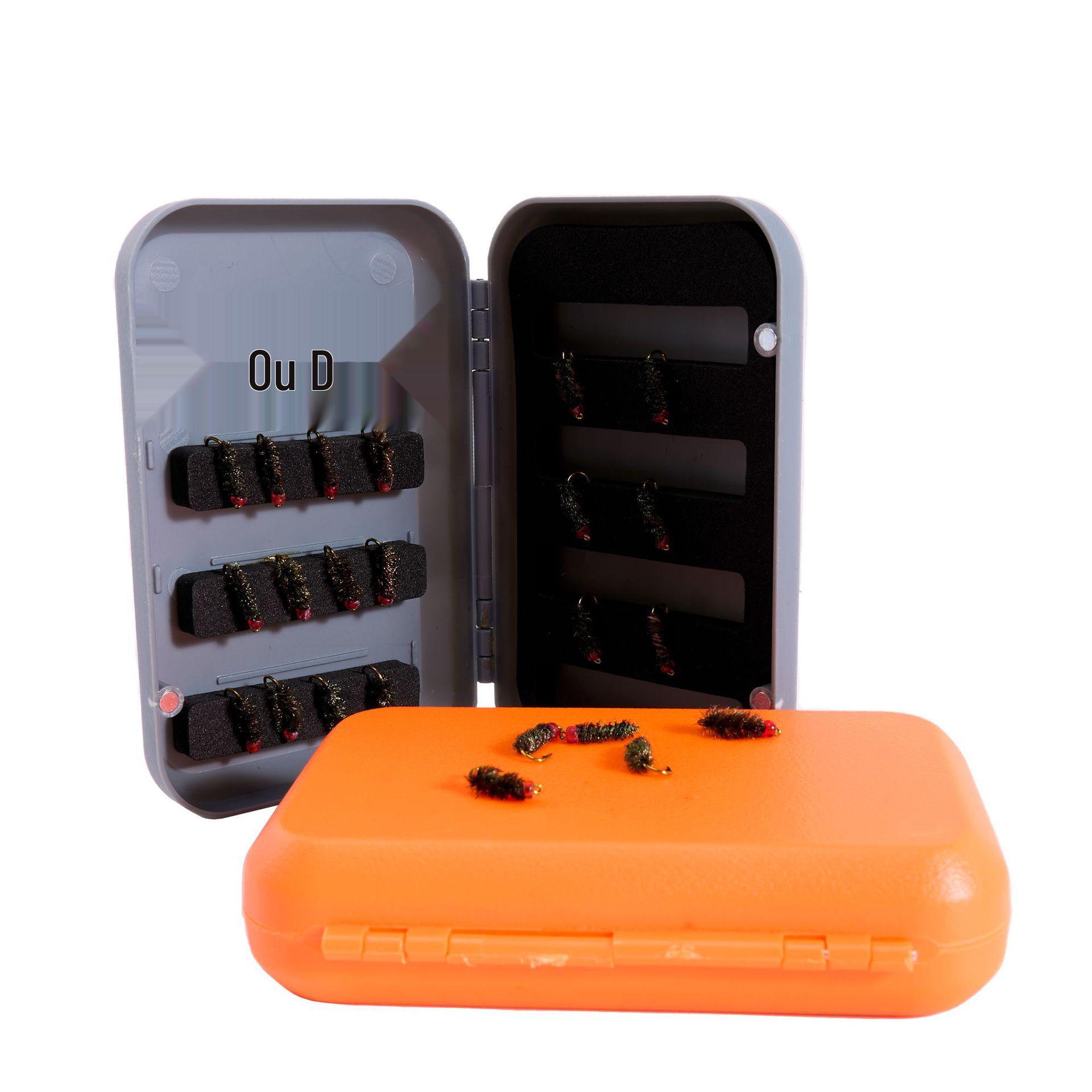 

Double Layer Fly Fishing Lure Storage Box - Portable ABS, Multi-purpose, Green 33g