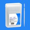 200Pcs/Box Disposable Double-End Toothpick Brush Plastic Interdental Brush Toothpick Dental Plaque Removal Flosser Teeth Cleaning Tools