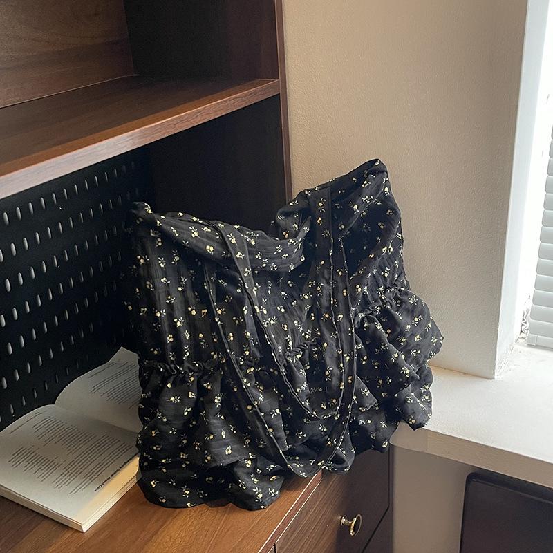Fashion Floral Tote Bag Women's New Summer Small Fresh Bag Large Capacity Casual Shoulder Bag