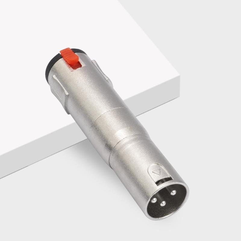 Professional Locking 6.35 1/4 TRS Female To 3Pin XLR Male Balanced Sound Adapter For Equipment And Studio Gear