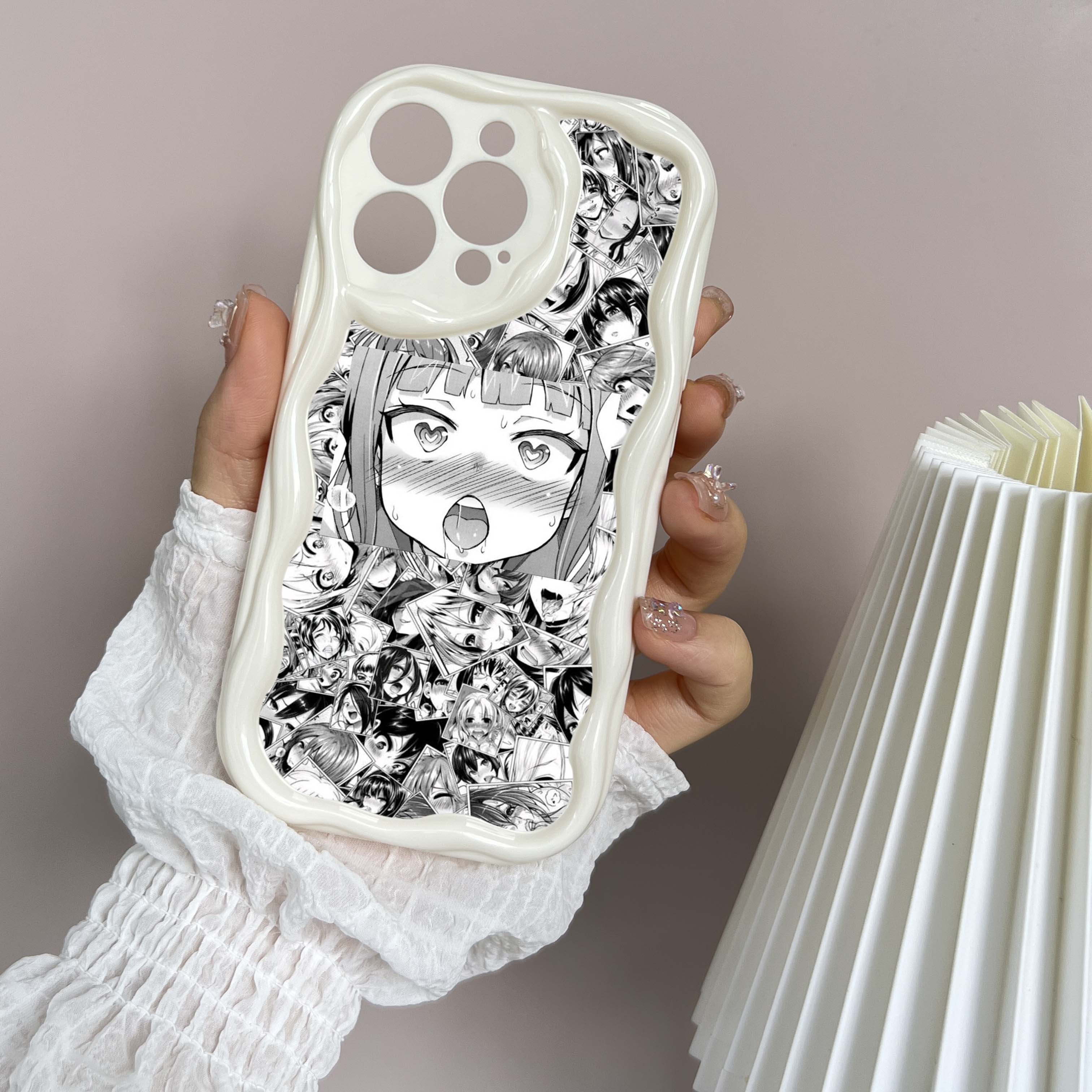 

N7 Desire Anime Girl Design Art Волнистый чехол для телефона для iPhone 15 14 Pro Max Samsung S24 S23 Ultra A54 A14 Xiaomi Redmi 13C Huawei Honor Мягкая задняя крышка Realme V13 5G