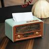 Retro Tissue Box Rectangular Tissue Boxes Aesthetic Luxury Napkin Case Simple Elegant Multifunctional Living Room Napkin Cases