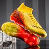 New high-top football shoes, outdoor sports, male and female students, broken nails, professional games, long nails football shoes