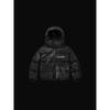 Street Vintage Winter Puffer Jacket Leopard Print Zip-Up Thick Warm Unisex Outdoor Coat