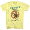 Popeye The Sailor Spinach Strength Men T Shirt