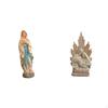 Holy Family Mary Statue Classic Christian Catholic Sculpture Blessed Jesus Figurine for Office Table
