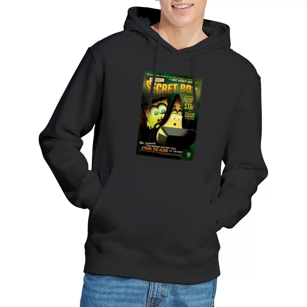 SpongeBob SquarePants Mens PatrickÂ´s Secret Box Hoodie