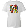 Love Puzzle T-shirt Autism Awareness Health Support Top Men's Unisex Gift Tee