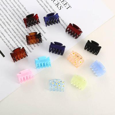 Mini 12buc Cadouri la Modă Femei Crab de Plastic Clamă de Păr Clamă de Păr Cleme de Păr Ghepard de Păr