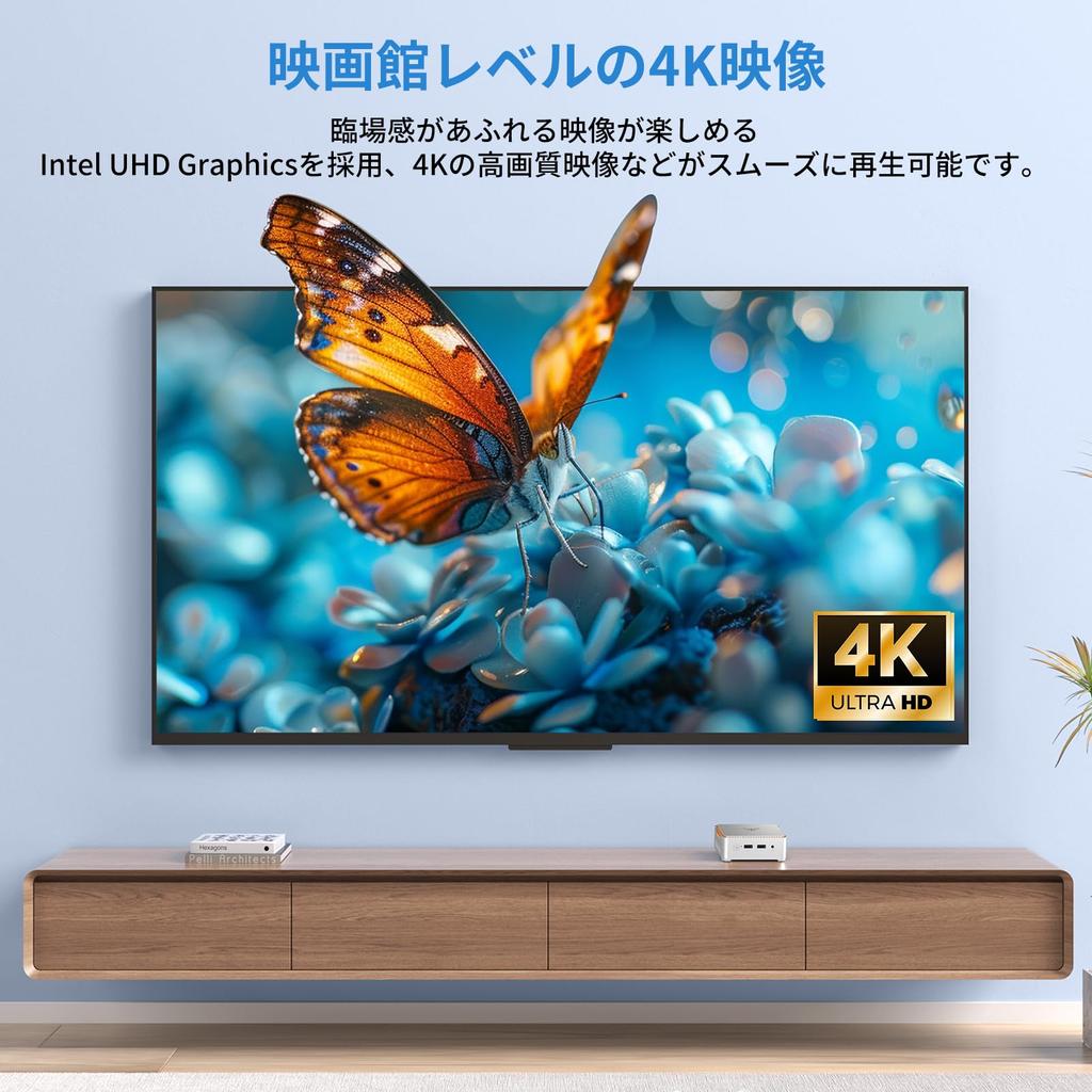 Wir stellen den N150 Mini vor, einen Mini-PC mit bis zu Windows 11 Intel n150 8GB 256GB erweiterbar HDMI DP 4K 60Hz Dual-BT leise und VESA PC, 4C/4T 3,60GHz