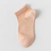 Pure Cotton White Children's Summer Lightweight Short Socks with Sweat-absorbing and Breathable Properties, Short Tube Style, Mesh Fabric