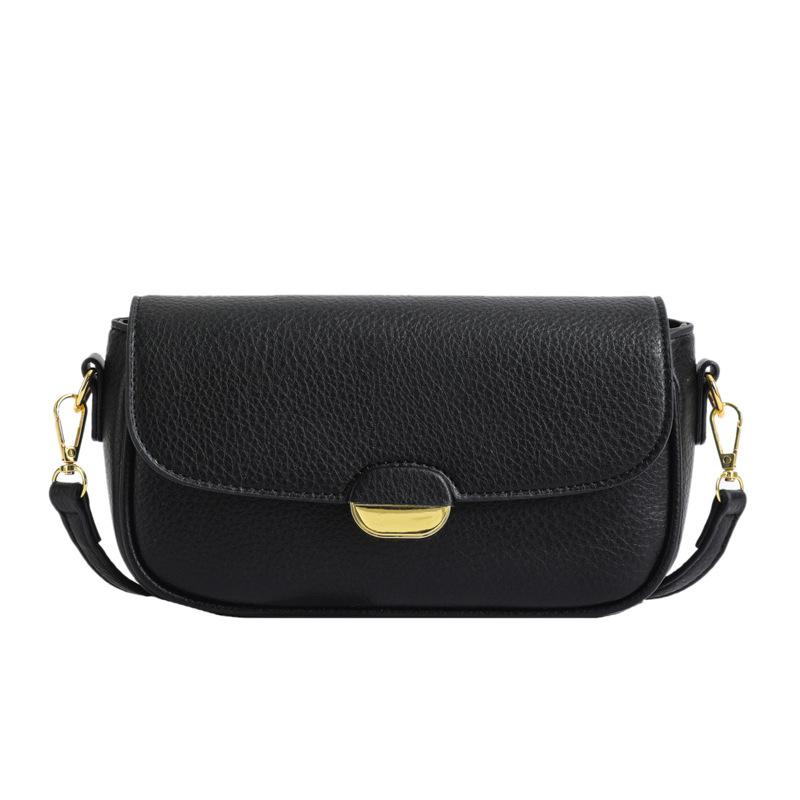 Underarm bag women's new texture women's casual shoulder messenger bag solid color fashion small square bag