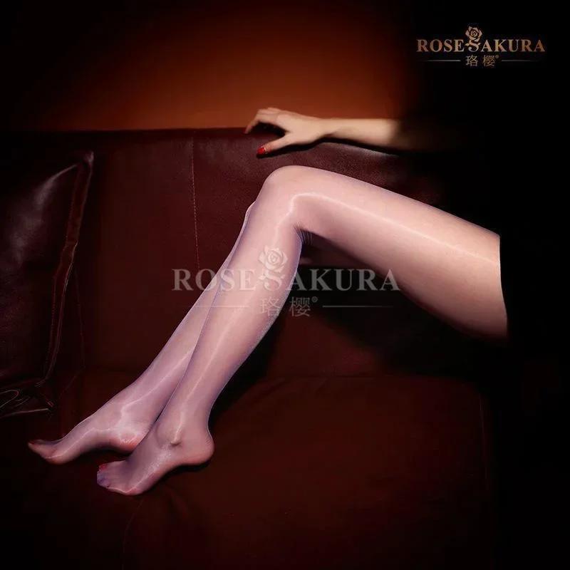 Aurora Series Silky Shiny No Waist Openclosed Crotch Pantyhose Stocking Legging Ultra Thin Sexy Sheer Tights Office Lady Fashion