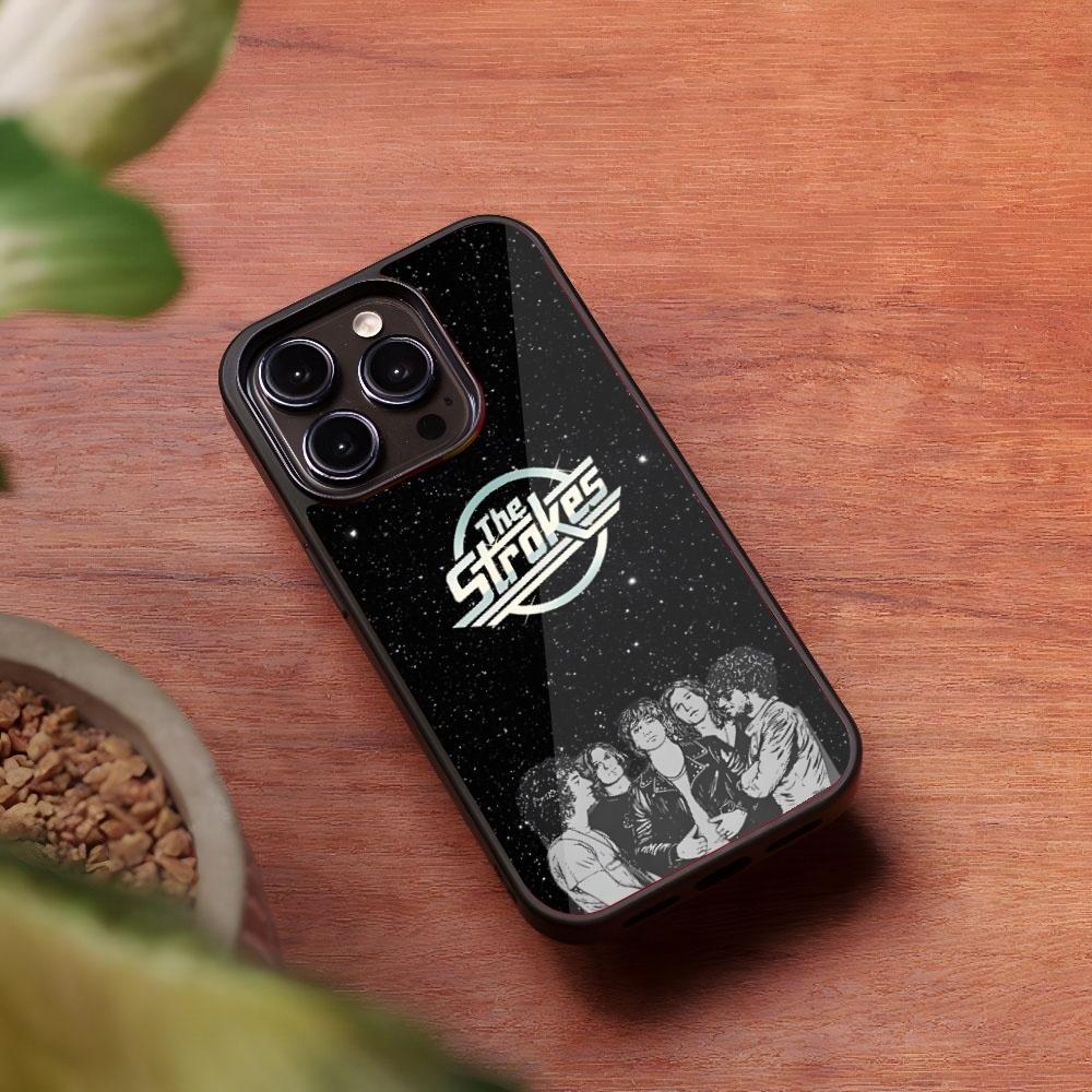 The Strokes Phone Case for Iphone 16 15 14 13 Pro Max 12 11 Mini 7 8 Plus Se Xr X Xs Fundas Shell PC+TPU Cover