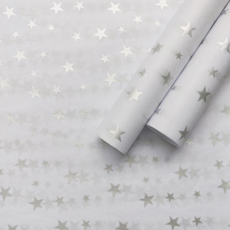17g Printed Tissue Paper - Decorative Patterned Copy Paper For Gift Wrapping & Floral Packaging