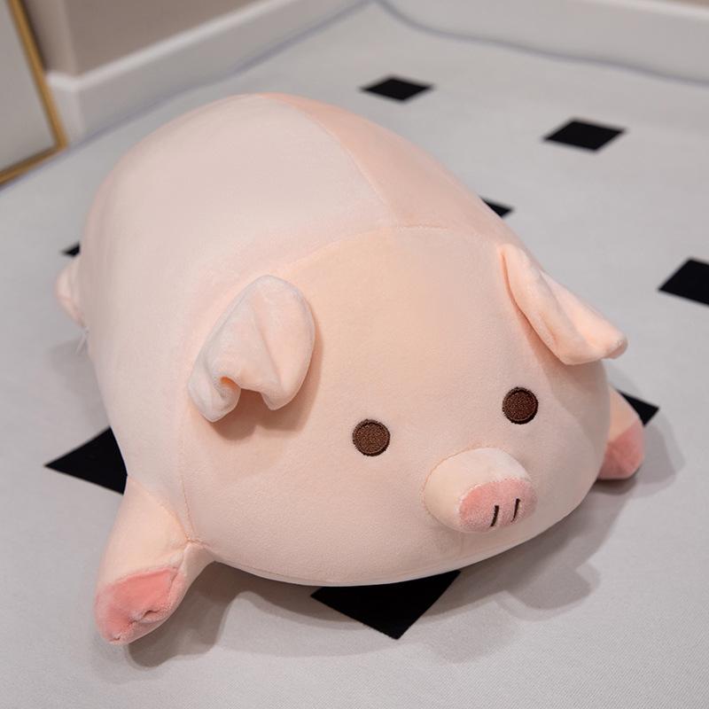 Plush Toy Cute Soft Bobo Pig Doll Bed Sleeping Doll Throw Pillow Doll Girl Pillow