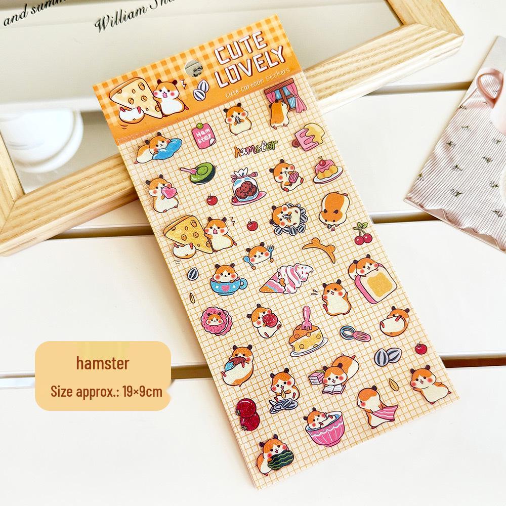Cartoon Cute Heart Stickers: Girly DIY Journal & Scenery Decoration, Reward Gifts