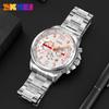 New Green Mens Watches Luxury Stainless Steel Quartz Watch Men Business Date Male Clock Waterproof Wristwatch