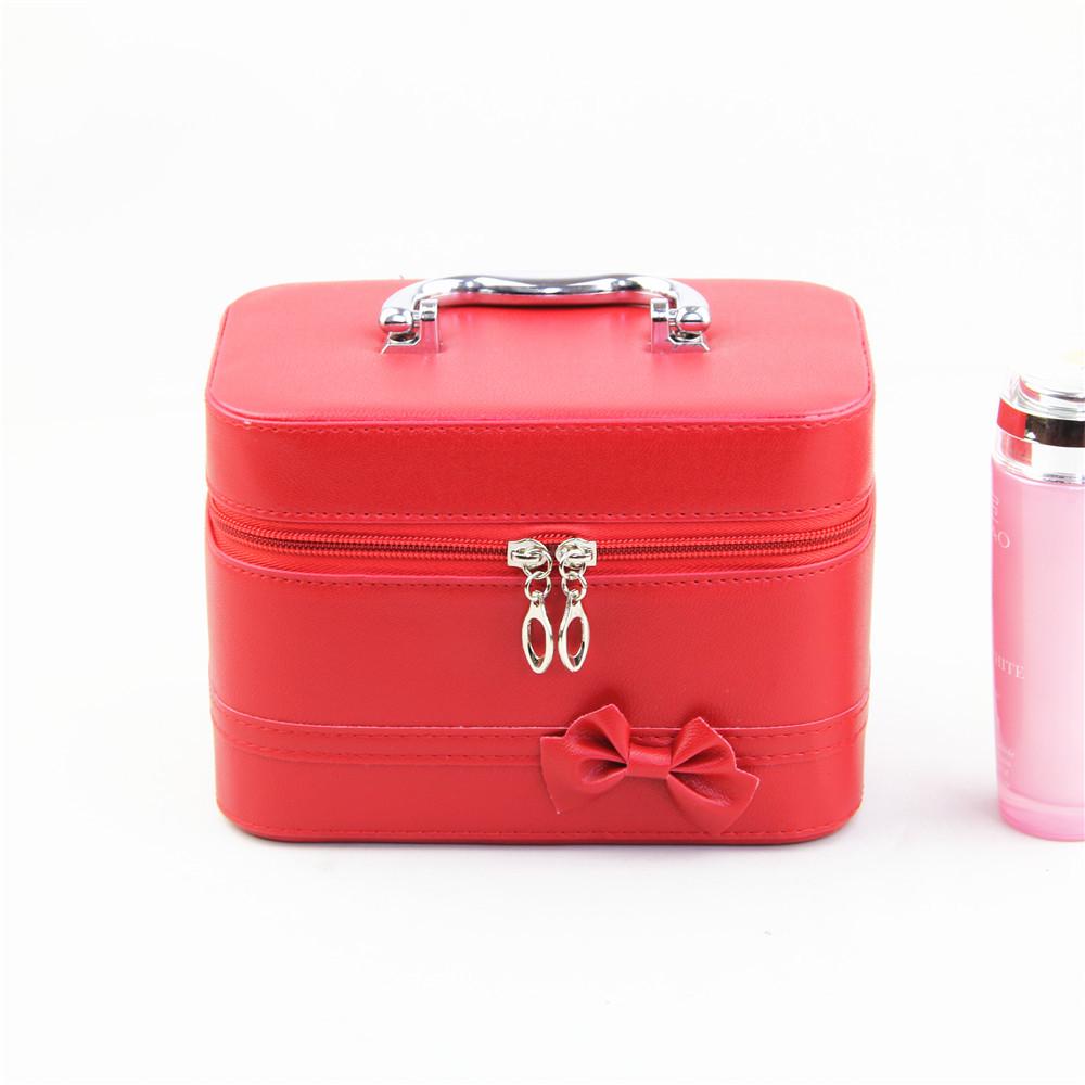 Large Capacity 2024 Summer Women's Cute Korean Makeup Bag - Multifunctional Storage Case