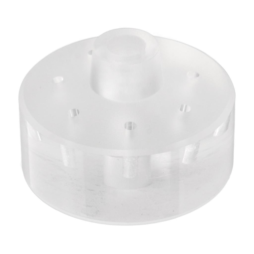 Watch Screwdriver Stand 7 Holes Transparent Round Plastic Screwdriver Set Base for Watchmaker
