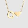 St. Delan DIY 3D Heart Necklace: Personalized Non-Fading Clavicle Chain