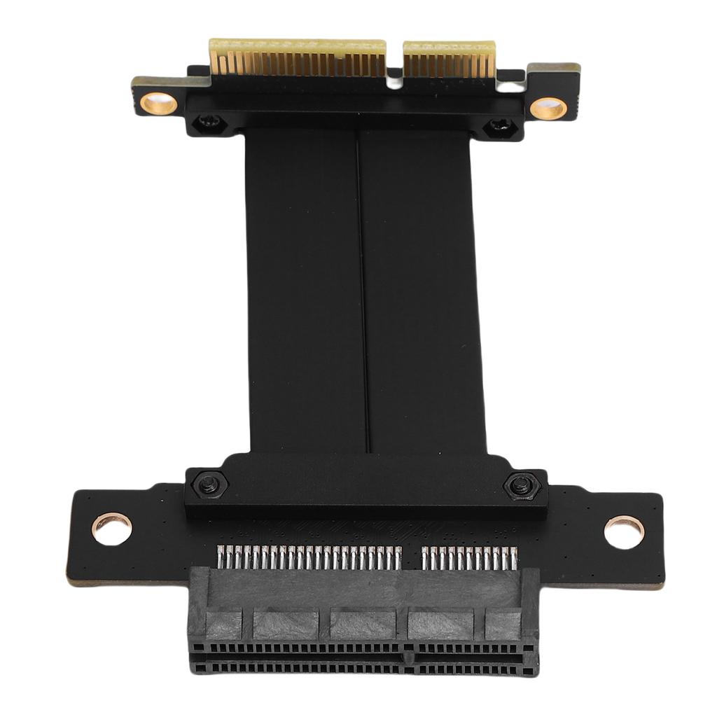 PCIe 4.0 X4 Extension Cable Male 90 Degree To Female 180 Degree 8Gbps Gen 4 GPU Graphics Card Extension Cable