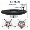 Boat Yachts Accessories Marine 11 Inch 300MM stainless steel Steering Wheel With Black Foam or Without  Foam Ship Steering Wheel