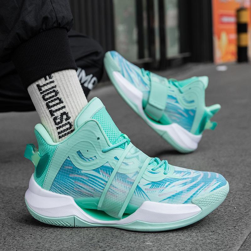 Professionelle, hochwertige Echtkampf-, personalisierte Reibungs-, Sound-, ultralaute Basketballschuhe, Herren-Zement-Nemesis, verschleißfeste Sportschuhe