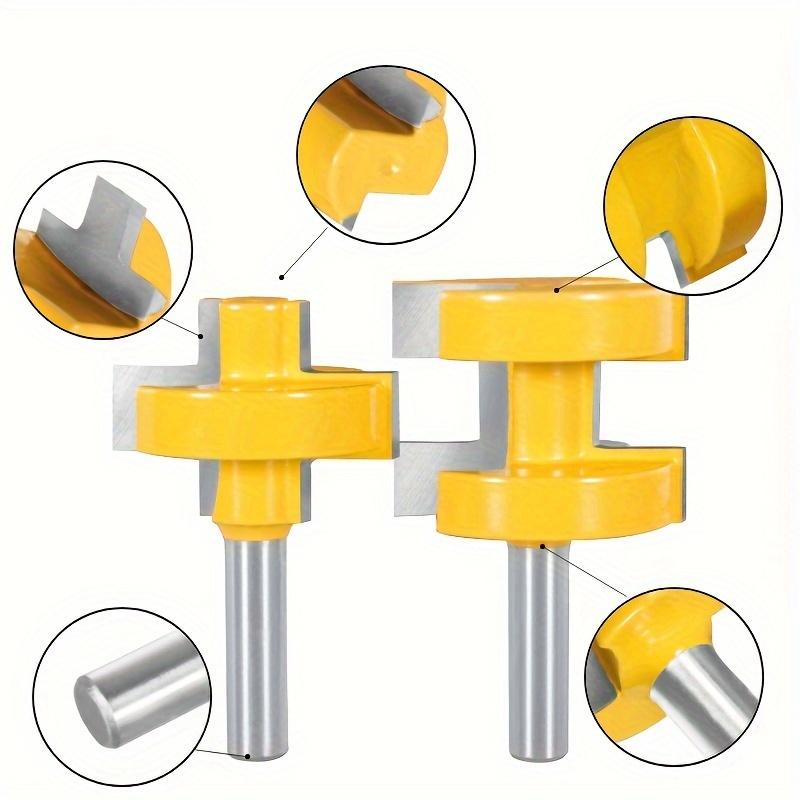 Shank Square Tooth Mortising Chisels - Woodworking Milling Tools for Mortise and Tenon Joints, Flooring, and Laminated Boards