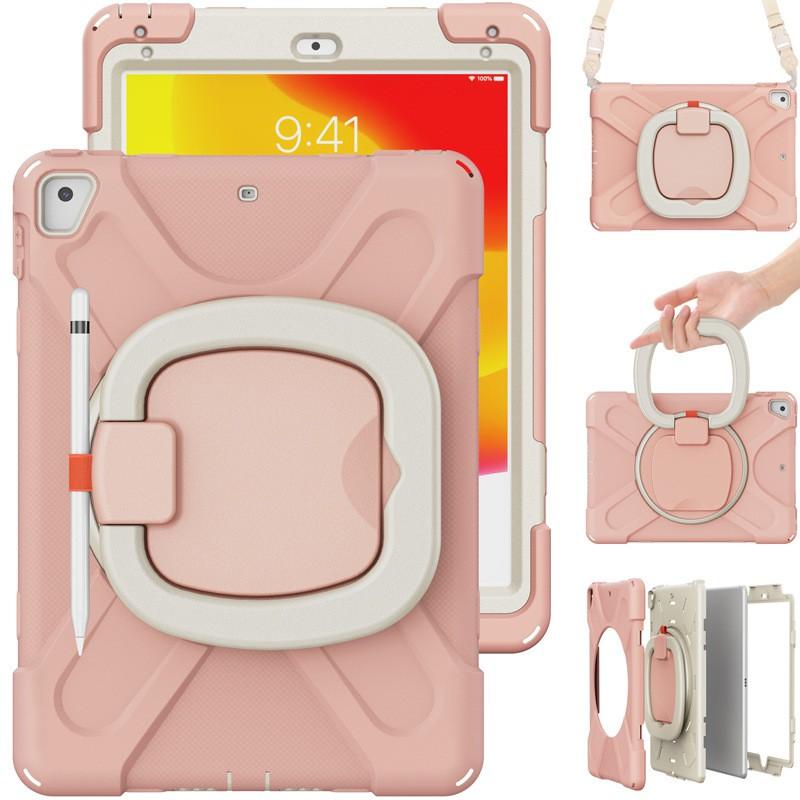 Rotating Wrist Strap Stand Case IPad 9.7 Inch Air Air2 PC Hard Shell With Shockproof Anti-Slip Grip