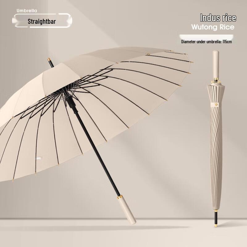 Gureide 24-Rib Automatic Long Handle Umbrella