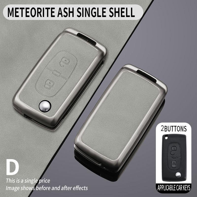 Compatible Key Case for Citroen Sega Triumph 2012-2016 - Folding Shell & Buckle
