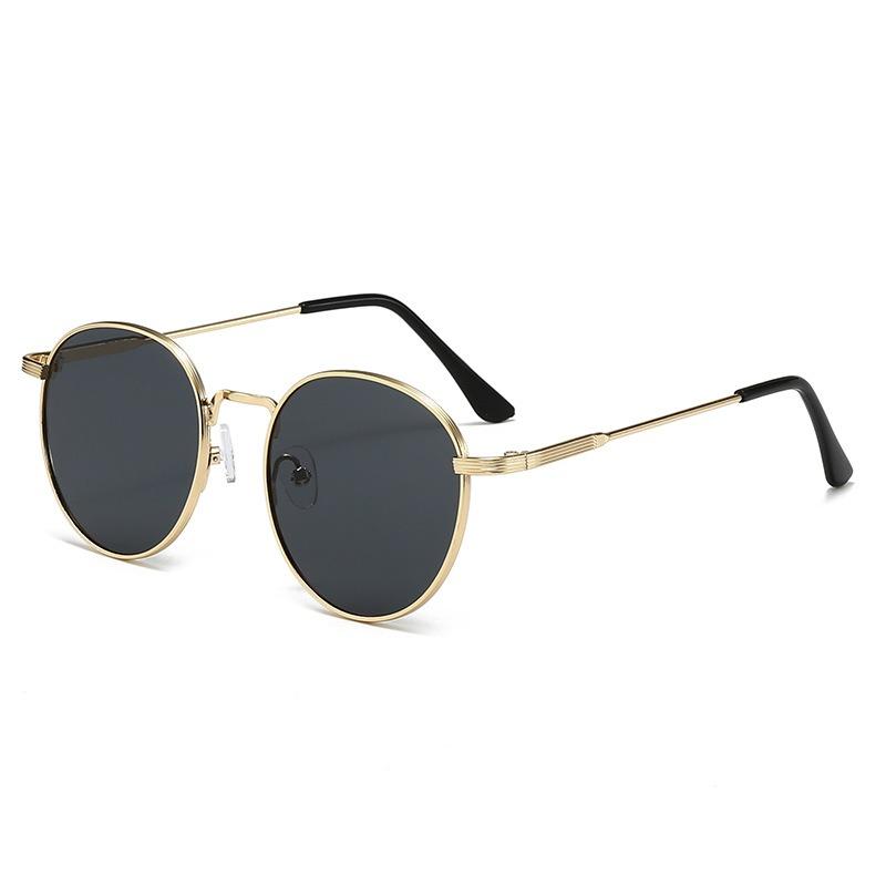 Non-polarized Retro Round Metal Frame Sunglasses Eyewear for Men and Women Metal Frame Sun Glasses